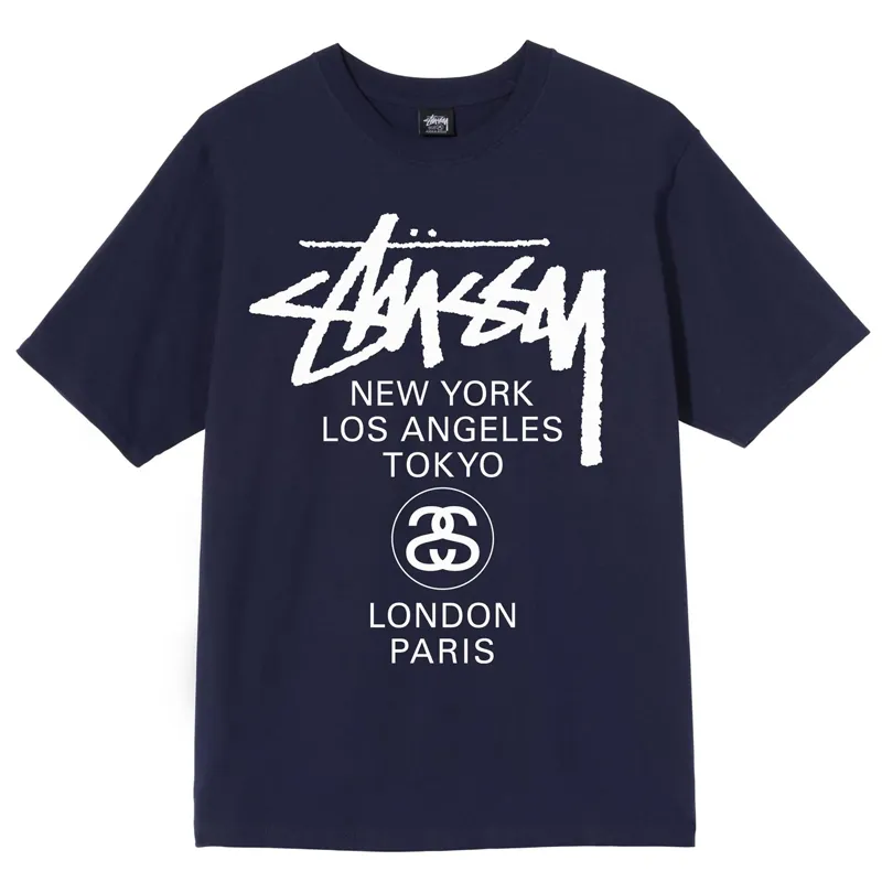 100% Official Authentic Stussy World Tour Tee American Version of