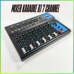 COD LEORY Professional Live Audio Mixer Karaoke DJ 7 Channel / Mixer karaoke suara jernih audio 7 channel