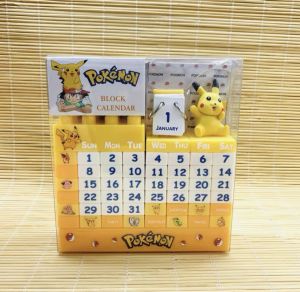 Block Calendar ปฏิทินตั้งโต๊ะ ใช้ซ้ำได้ ต่อได้ ลายการ์ตูนถูกลิขสิทธิ์ ของแท้จากเกาหลี 🇰🇷 น่ารักมาก โคนัน โตโตโร่ ชินจัง อีกหลายลาย