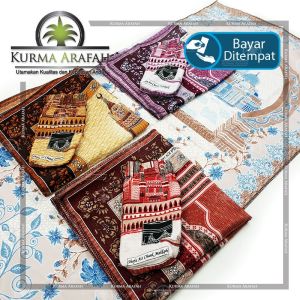 Sajadah Traveling 10pcs Praktis & Ringan Oleh-Oleh Haji Umroh Murah