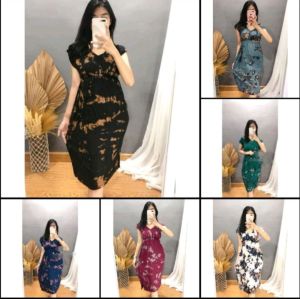 Midi dress kirania rayon polos kekinian baju lebaran terbaru 2024 gamis polos wanita syar i
