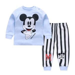 HappykidClothing Kids Boy Girl Cotton Pyjamas Long Sleeve Shirt + Long Sleeve Pant Baby Sleepwear Baju Tidur Newborn Baby (1mths to 7 Yrs)