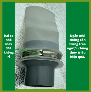 Nắp cống cho ống 60.Nắp đậy cống phi 60 .Ngăn trào ngược cho ống 60