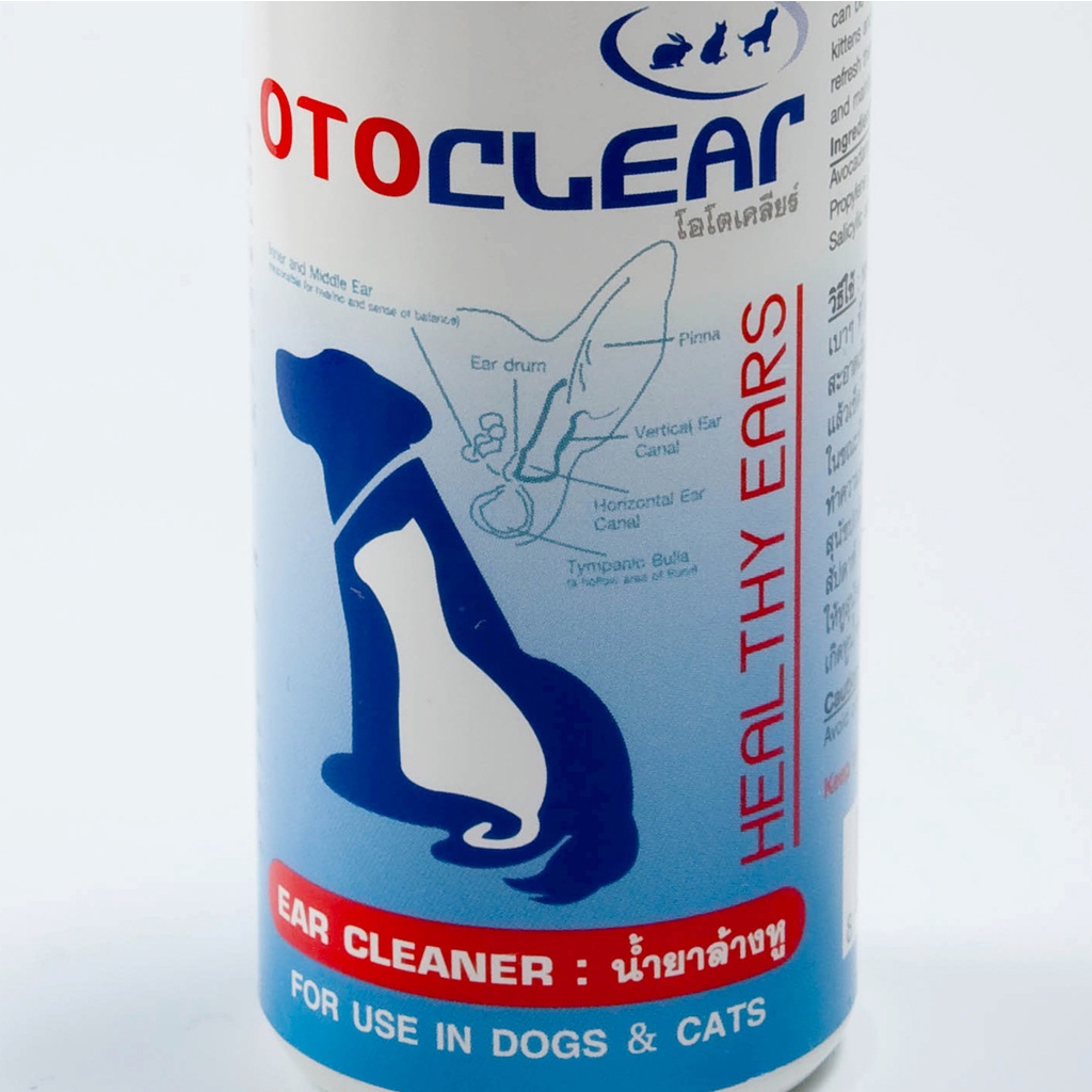 หู OTO CLEAR ผลิตภัณฑ์ ทำความสะอาด สำหรับสัตว์เลี้ยง 60 ml.