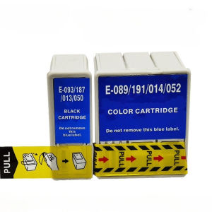 Compatible T051 T052 Ink Cartridges Replacement for Epson Stylus Color 800 800N 850 1160 1520 1520K MJ-930C 6000C Printers Black & 3-Color