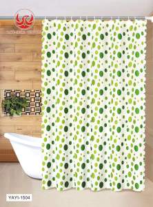 Shower Curtain 1 Piece Only No Ring :Size - 160cm*180cm ❤