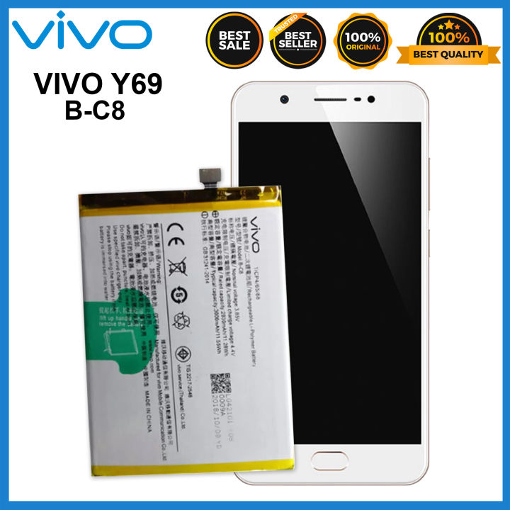 Original Vivo Y69 1714 Battery Model B-C8 3000mAh (ADVANSITY) Li