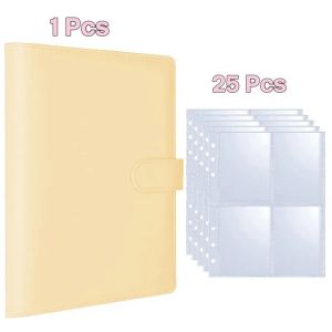 25pcs Page(4 Grids) Photo Card A5-Binder Kpop Photo Albums Idol Cards Loose-leaf Collect Book Binder Binder Photocard Holder2026