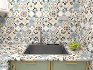 LKF wallpaper glass Kitchen Bathroom Self-adhesive Wall paper Waterproof Foil Stickers Anti-oil 5meter by 40cm