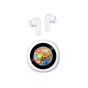 New intelligent touch Bluetooth earphones ANC+ENC noise cancelling in-ear with digital display screen V5.4 Wireless Bluetooth earphones