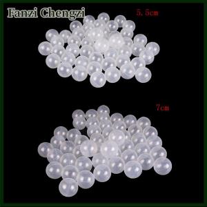 Fanzi 50pcs/lot Baby Safety Transparent White Plastic Pool Ocean Balls Funny Toys