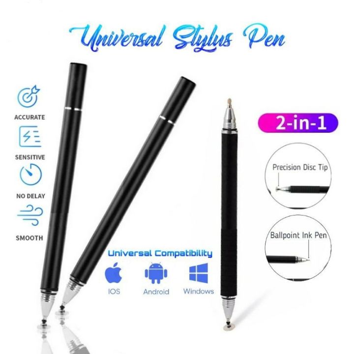 Capacitive Stylus Pen 2in1 for iOS Android IPAD IPHONE SAMSUNG