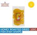 Buk Seng Honey Roasted Dried Fish (Fish Shape) 100g. 