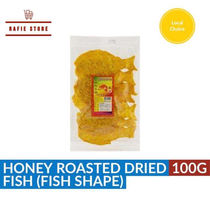 Buk Seng Honey Roasted Dried Fish (Fish Shape) 100g