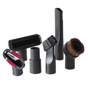 6Pieces Vacuums Brush Nozzle Crevice Tool Include PP Brush Flat Suction Nozzle Horse Hair Round Brush Attachment