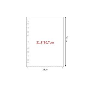 NOWNICE PP A4 Kpop Photocard Binder DIY Multiple Pockets Card Stamp Die Jewelry Storage Stationery Transparent Photocard Holder
