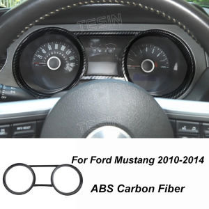 HH8 Carbon Fiber Grain Car Interior Exterior Decoration Cover Stickers for Ford Mustang 2009 2010 2011 2012 2013 2014 Accessories Q7Z1P