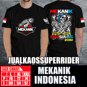 BAJU KAOS DISTRO MEKANIK INDONESIA