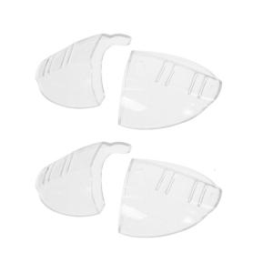 Ergonomic Design Double Size Eyeglass Side Guard Cover Protectors Lightweight Dust Debris Shield for Most Standard Frame