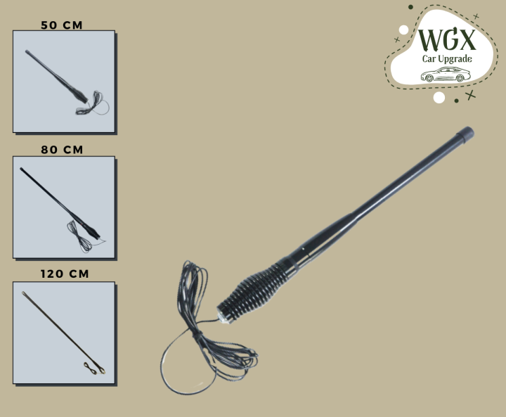 50cm, 80cm, 120cm Universal Car Bumper Antenna Lazada PH
