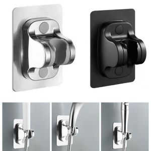 Self-adhesive Shower Head Holder Adjustable No Punching Bathroom Bidet Shower Head Stand Bracket