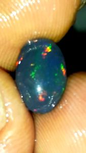 Batu Kalimaya Black Opal Solid/Opaque Asli Banten