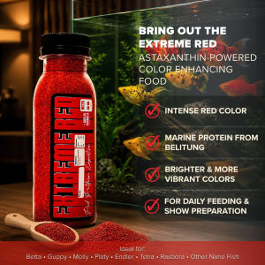 Makanan Serbuk Extreme Red Powder 50 gr Warna Merah Cupang Guppy dan Ikan Kecil Lainnya IKANESIA