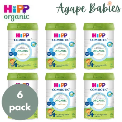 Hipp Combiotic Growing Up Milk 4 800gm ( Pack Of 6) Exp: 05/27