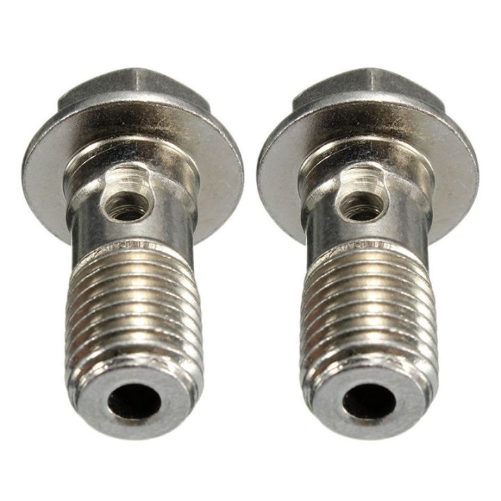 Motorcycle Stainless M10 X 1.25 Banjo Bolts Brake Hose Caliper Bolt ...