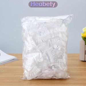 Heabety 100pcs Disposable Earmuff Stransparent Waterproof Earmuffs Hair Dye Perm Color Plastic Earmuffs