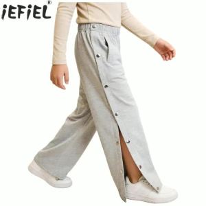 Kids Boys Girls Special Needs Adaptive Pants Fracture Postoperative Clothing Sides Tear-Away Buttons Or Zippers Loose Trousers2026