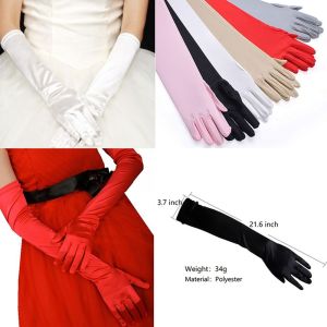CURIO12 Women Accessories Sunscreen Parties Opera Sun Protection Driving Gloves Finger glove Prom Gloves Long Gloves