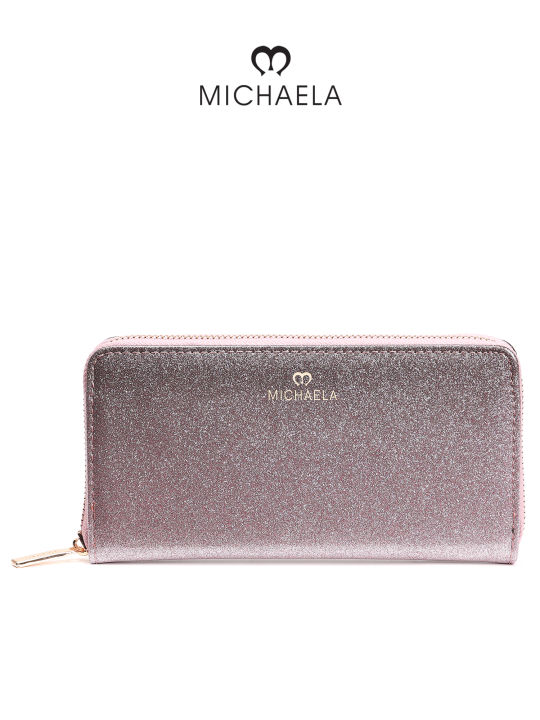 MICHAELA Glitter Gradient Clutch Bag Spacious Zipper Long Wallet for Christmas Party MLP55110 2Q Lazada PH