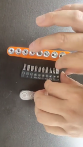 Heavy Duty 1/4inch 6.35mm Screwdriver Bits Key Utility Tool L-shaped Mini Socket Wrench Screwdriver Bit Drill Set