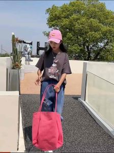 S01-42 Set baju kaos dengan celana panjang jeans anak remaja