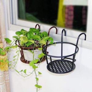 Giỏ Sắt Treo Hoa Ban Công Cao Cấp Thép Chịu Lực Và Sơn Tĩnh Điện - Phong Cách Châu Âu - Giá Treo Hoa Ban Công Bằng Sắt Để Sử Dụng Trong Nhà