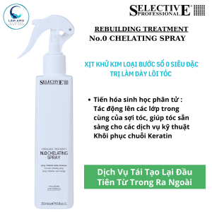 Xịt Selective Rebuilding Treatment No.0 Chelating Spray Bảo Vệ Tóc Trước Khi Sử Dụng Hóa Chất 250ml