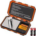 Digital Gram Scale,200g/0.01g Pocket ElectronicSmart Scale for Powder,Coins,Jewelry,Herbs,Food,6 Units,LCD Display,Tare,Auto Off,with 50g Calibration Weight. 