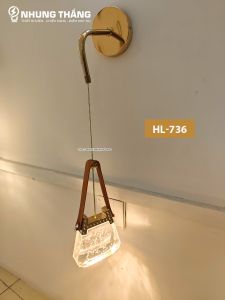 Đèn Tường Thuỷ Tinh  Decor HL-936HL-736.HL-69 - Phong Cách Bắc Âu - Kiểu Dáng Sang TrọngHiện Đại - Bảo Hành 1 Năm - CÓ VIDEO