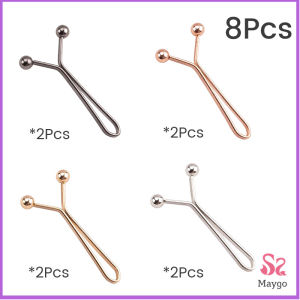 8ชิ้น/set คลิปกิ๊ฟยึดเอว แบบโลหะเพื่อลดขนาดเอว DIY ปรับรอบเอว / ขากางเกง waist invisible clip