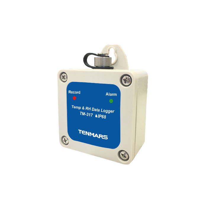 Tmar Logging Tenmars TM-317 Temperature Humidity Data Logger IP-68 Waterproof ...