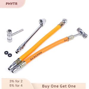 PHYTR HOT Inflatable Bike Motorbike Truck Tyre Inflator Connector Hardware Tools Car Nozzle Valve Air Hose Inflating Needles Pump