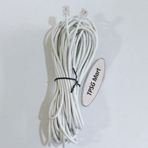 Cáp điện thoại 2 tim dài 1m / 2m / 3m / 5m / 10m (Đầu bắm sẳn) / Cáp loại 2 tim - 2 line - RJ11 6P2C