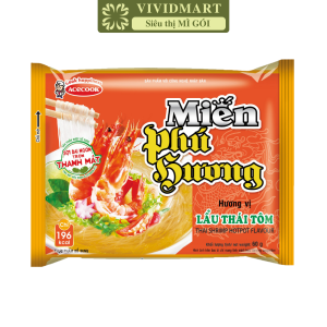 [GÓI LẺ] - ACECOOK - Miến Phú Hương 4 vị: Thịt Bằm Miến Sườn Heo Lẩu Thái Tôm Gà Miến Acecook Phú Hương ăn liền(53g-60g/gói)