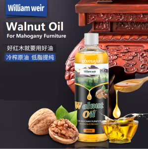 WLWE Walnut Oil Wood Polish Mahogany Furniture Wood Care Cabinets Natural Wood Wax Polish Wood Coat Kayu Yati Floor Care