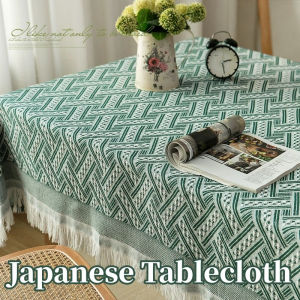 Japanese Solid Color Tablecloth Cotton Coffee Table Cloth Dining Tablecloth Outdoor Table Cloth