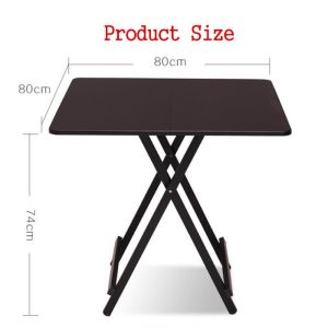 【Woody】 Simple Foldable Small Dining Table Low Legs Wall-to-wall Household Round Table Rental Dormitory 4 People 2 Square Dining
