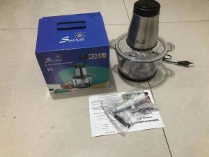 CHOPPER ELECTRIC GLASSY-SS PENGGILING DAGING / CHOPPER DAGING FOOD PROCESSOR MYHOMESTUFF168