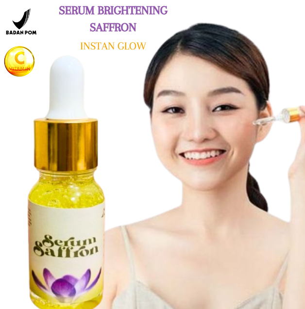 Serum Saffron Bpom Serum Glowing Saffron Serum Saffron Oil Mencerahkan Wajah Melembabkan