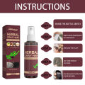 【Hot Sale】South Moon Hair Darkening Spray Anti White Hair Herbal Hair Care Serum Blacken Hair Reduce Gray Hair Scalp Nourish Glitter Anti White Hair Spray Herbal Gray Spray Repair Hair Scalp Care Nourish Treatment White To Black Hair Growth Serum(100ml). 